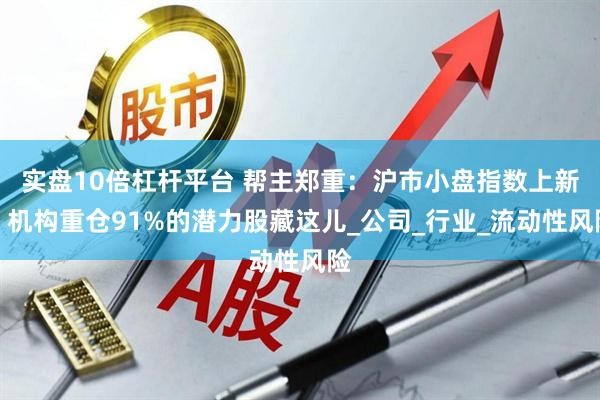 实盘10倍杠杆平台 帮主郑重：沪市小盘指数上新！机构重仓91%的潜力股藏这儿_公司_行业_流动性风险